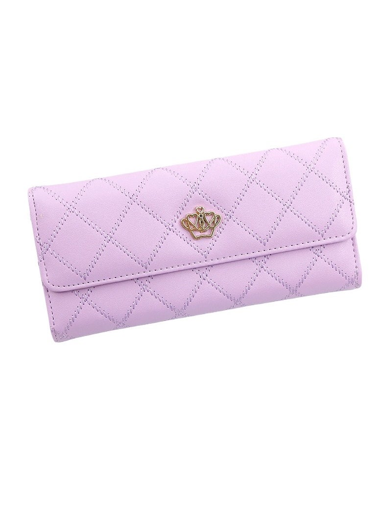 Womens Wallet PU Leather Long Wallet For Women Card Holder Organiser  - Image 2