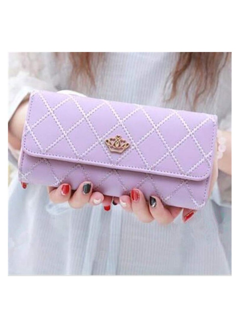 Womens Wallet PU Leather Long Wallet For Women Card Holder Organiser  - Image 3