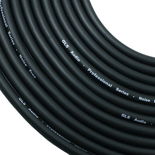 GLS Audio 25 Ft Patch Cable Cords - XLR Male to 1/4 inch TRS Black Cables - 25' Balanced Snake Cord (Note: This is NOT A MIC Cable) - Image 2