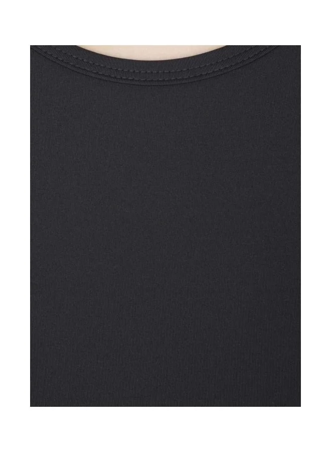 JOCKEY black AP27 Women Tactile Microfiber Elastane Stretch Relaxed Fit T Shirt with StayDry and StayFresh Treatment for Women | Best Price UAE