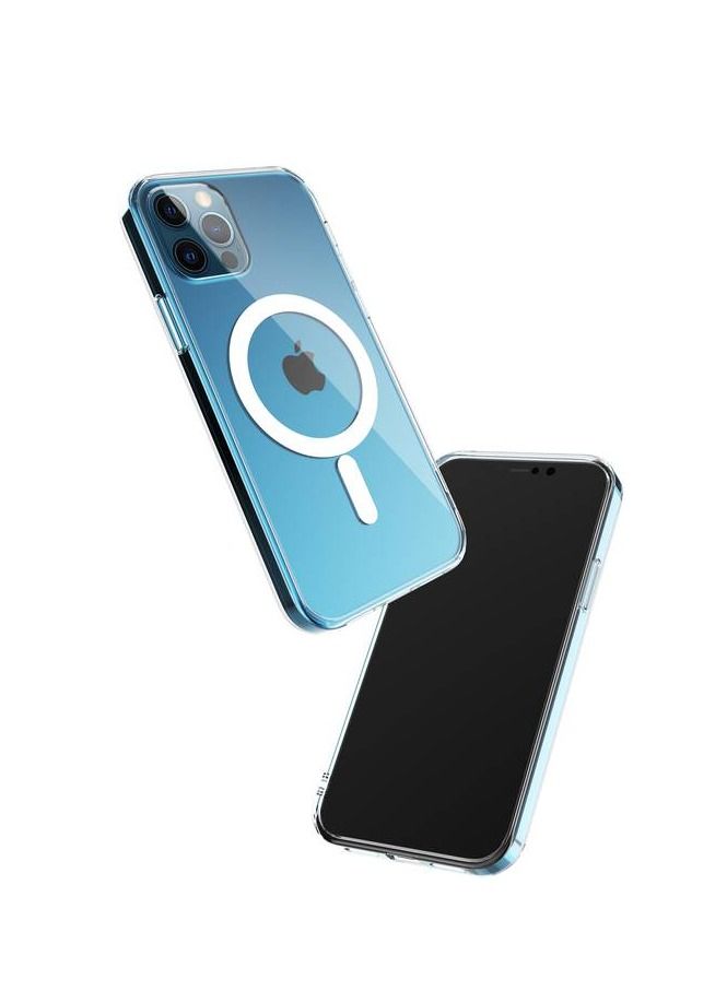 GREEN LION iPhone 13 Pro 6.1" Magnetic Case / 360° Anti-Shock Creative Cover / Anti-Scratch / Easy Access to All Ports / Drop Protection - Clear - Image 2