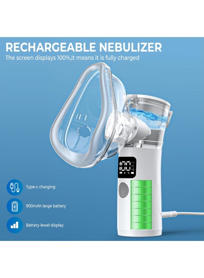 جهاز استنشاق محمول (Nebulizer) - خفيف وعملي - سهل الاستخدام وقوي للسفر والاستخدام اليومي - Image 2