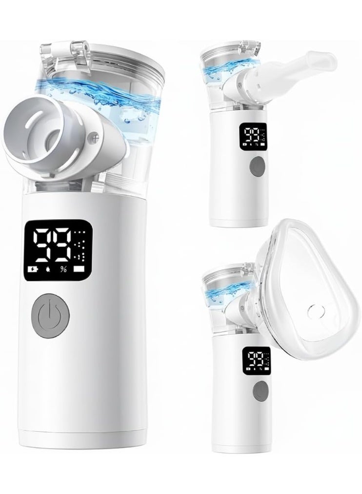 جهاز استنشاق محمول (Nebulizer) - خفيف وعملي - سهل الاستخدام وقوي للسفر والاستخدام اليومي - Image 1