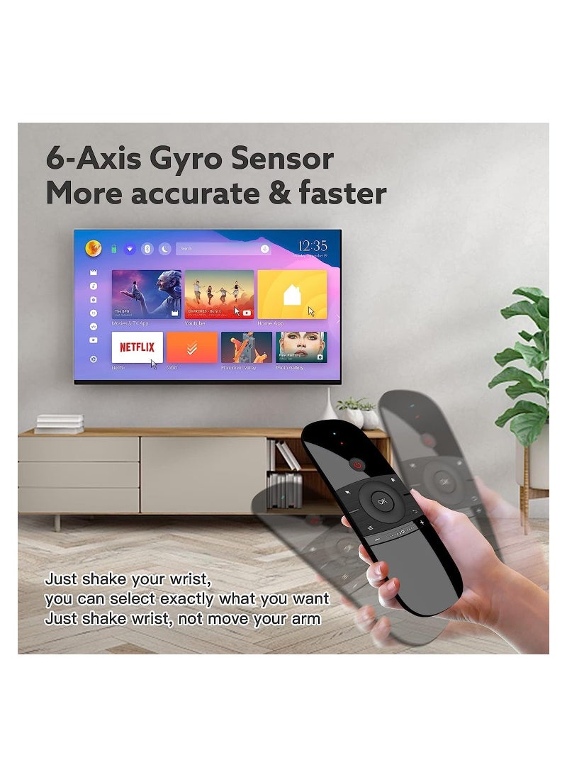 Remote Air Mouse Remote Universal TV Remote 2.4G Wireless Keyboard Multifunctional Remote Control for HTPC PC Nvidia Shield Android TV Box PC Projector All-in-one