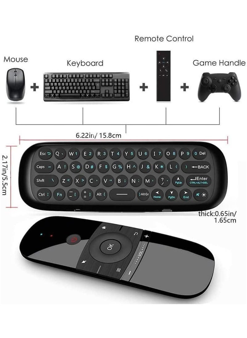 Remote Air Mouse Remote Universal TV Remote 2.4G Wireless Keyboard Multifunctional Remote Control for HTPC PC Nvidia Shield Android TV Box PC Projector All-in-one