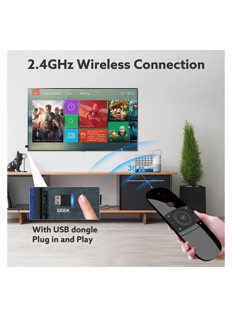 Remote Air Mouse Remote Universal TV Remote 2.4G Wireless Keyboard Multifunctional Remote Control for HTPC PC Nvidia Shield Android TV Box PC Projector All-in-one