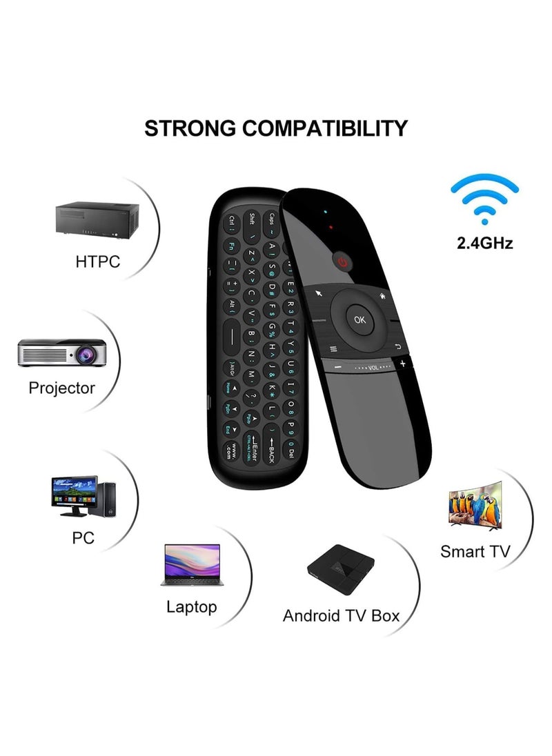 Remote Air Mouse Remote Universal TV Remote 2.4G Wireless Keyboard Multifunctional Remote Control for HTPC PC Nvidia Shield Android TV Box PC Projector All-in-one