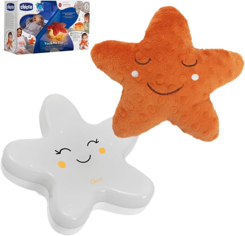 Chicco You&Me Star Developmental Night Light with Music and White Noise - Image 1
