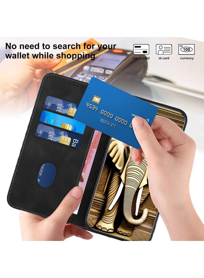 S-TOP Case For iPhone 12 Pro Max YX0060 Elephant Head Embossed Phone Leather Case with Lanyard - Image 5