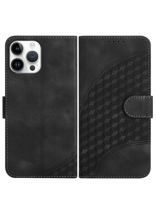 S-TOP Case For iPhone 12 Pro Max YX0060 Elephant Head Embossed Phone Leather Case with Lanyard - Image 1