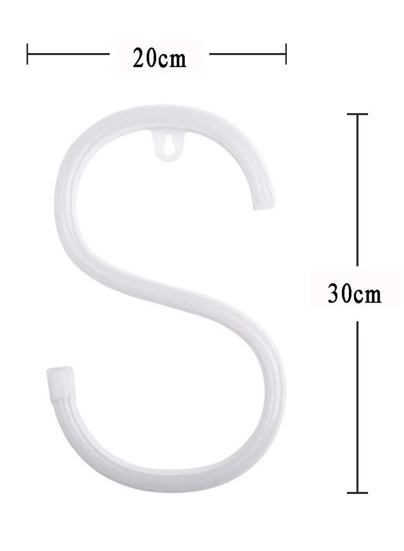 سلة حرف بإضاءة النيون باللون الأحمر الدافىء – S - Image 2