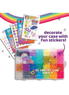 Rainbow Loom Rainbow Loom: Treasure Trove - DIY Rubber Band Bracelet Craft Kit with Case - 11,000 Loom Bands & Accessories, Design & Create, Ages 7+ Amazon Exclusive  - Image 4