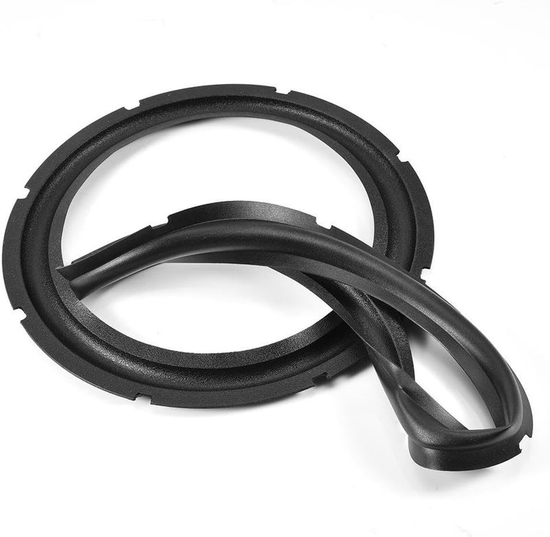 klarako 10inch Rubber Speaker Edge Surround Rings Replacement Parts for Speaker Repair or DIY, Speaker Surround Edge Parts Rubber Speaker Foam Edge - Image 1