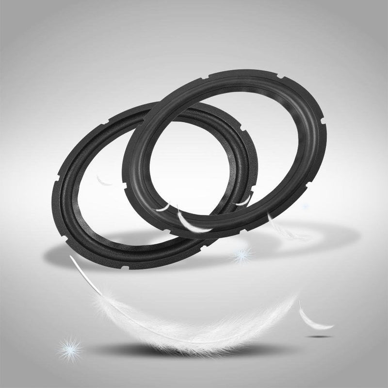 klarako 10inch Rubber Speaker Edge Surround Rings Replacement Parts for Speaker Repair or DIY, Speaker Surround Edge Parts Rubber Speaker Foam Edge - Image 2