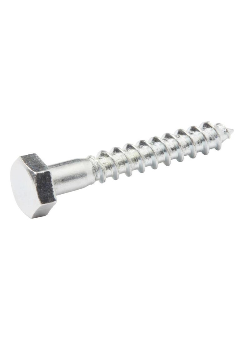 ACE Diall Zinc-Plated Carbon Steel Hex Coach Screw Pack 6 x 40mm 200Pcs