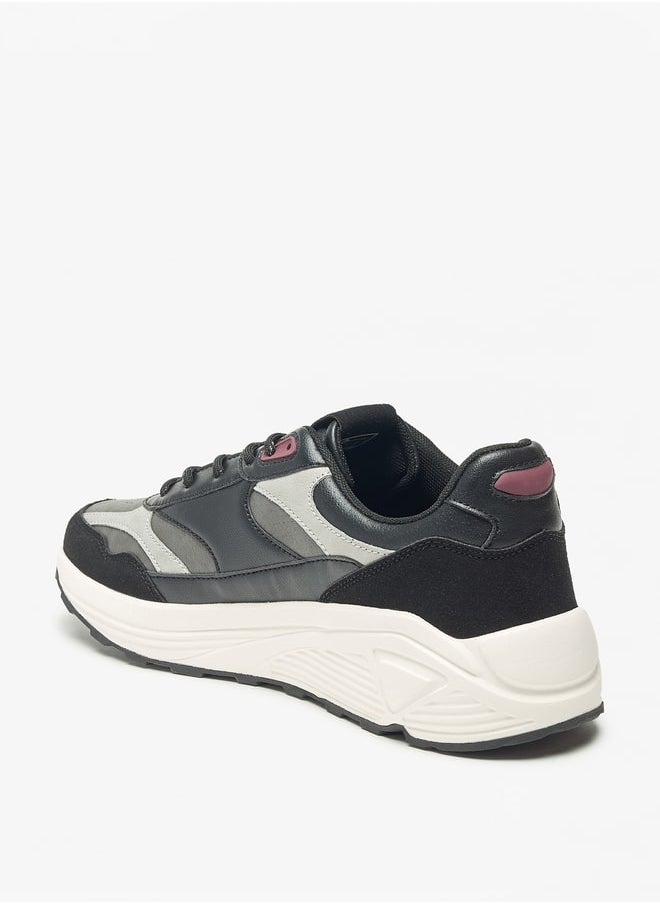Lee Cooper - حذاء رياضي للرجال مزود بألواح مع رباط للإغلاق - Image 1