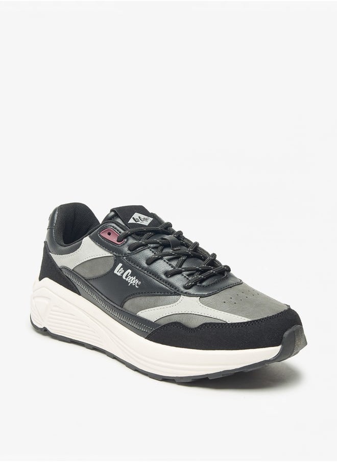 Lee Cooper - حذاء رياضي للرجال مزود بألواح مع رباط للإغلاق - Image 1