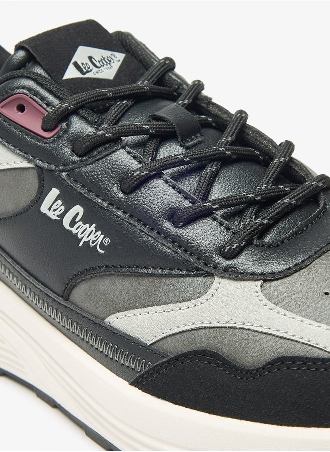 Lee Cooper - حذاء رياضي للرجال مزود بألواح مع رباط للإغلاق - Image 1