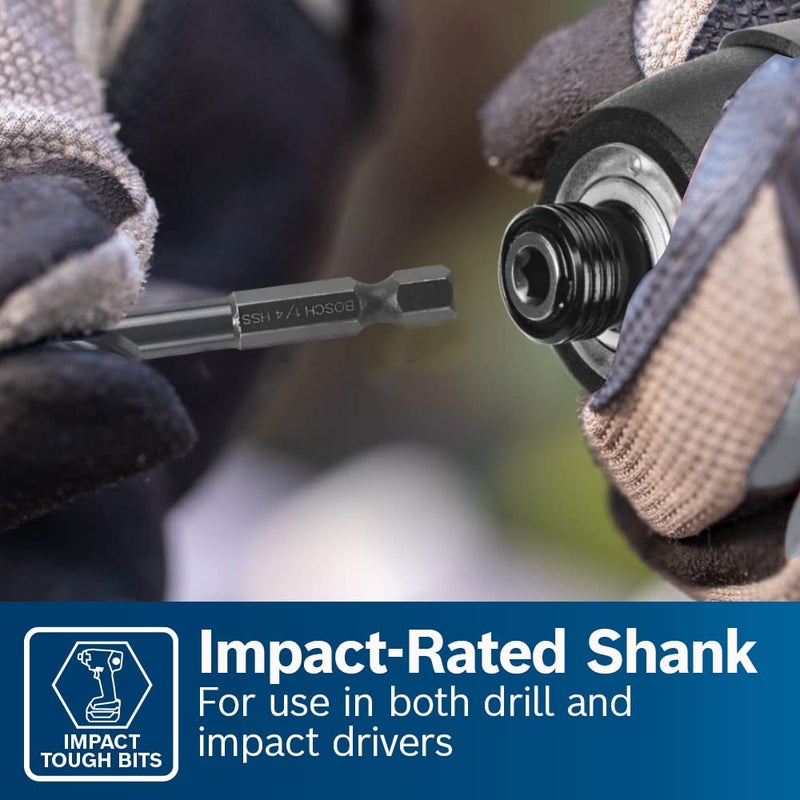 Bosch 7 Pc. Hex Shank Hammer Drill Masonry Bit Set Lbhxs7U - Image 4