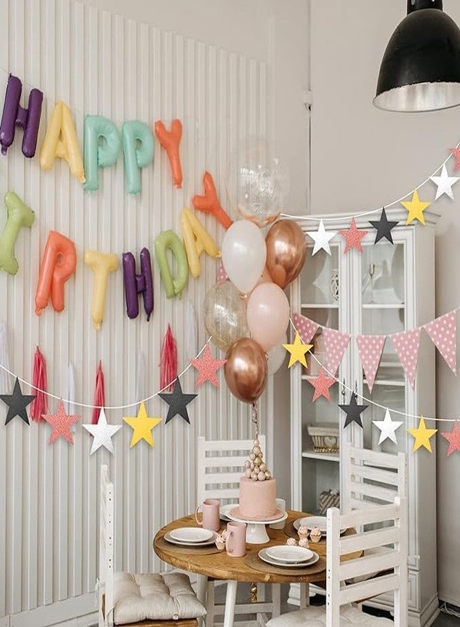 TrifleArte Star Cutouts | 4.5 Inches 20 Pieces Gold Glitter Star Shape Cutouts | Paper Star | Confetti Cutouts | for Classroom, Wall Decor, Party Decoration - Image 3