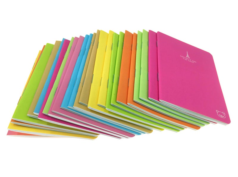 ALIMITOPIA 24pcs Mini Notebook Portable Pocket Notebook Journal Steno Memo MiniDaily NotePad,3.5X5 inches,24 sheets,College Ruled Pages(Candy Colors) - Image 5