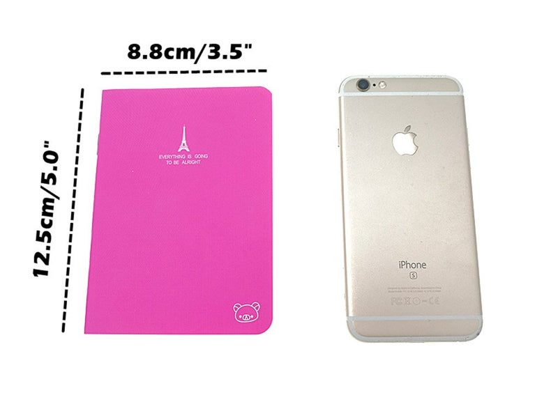 ALIMITOPIA 24pcs Mini Notebook Portable Pocket Notebook Journal Steno Memo MiniDaily NotePad,3.5X5 inches,24 sheets,College Ruled Pages(Candy Colors) - Image 2