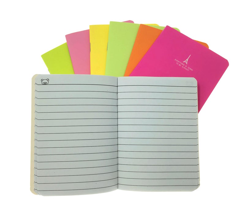 ALIMITOPIA 24pcs Mini Notebook Portable Pocket Notebook Journal Steno Memo MiniDaily NotePad,3.5X5 inches,24 sheets,College Ruled Pages(Candy Colors) - Image 4