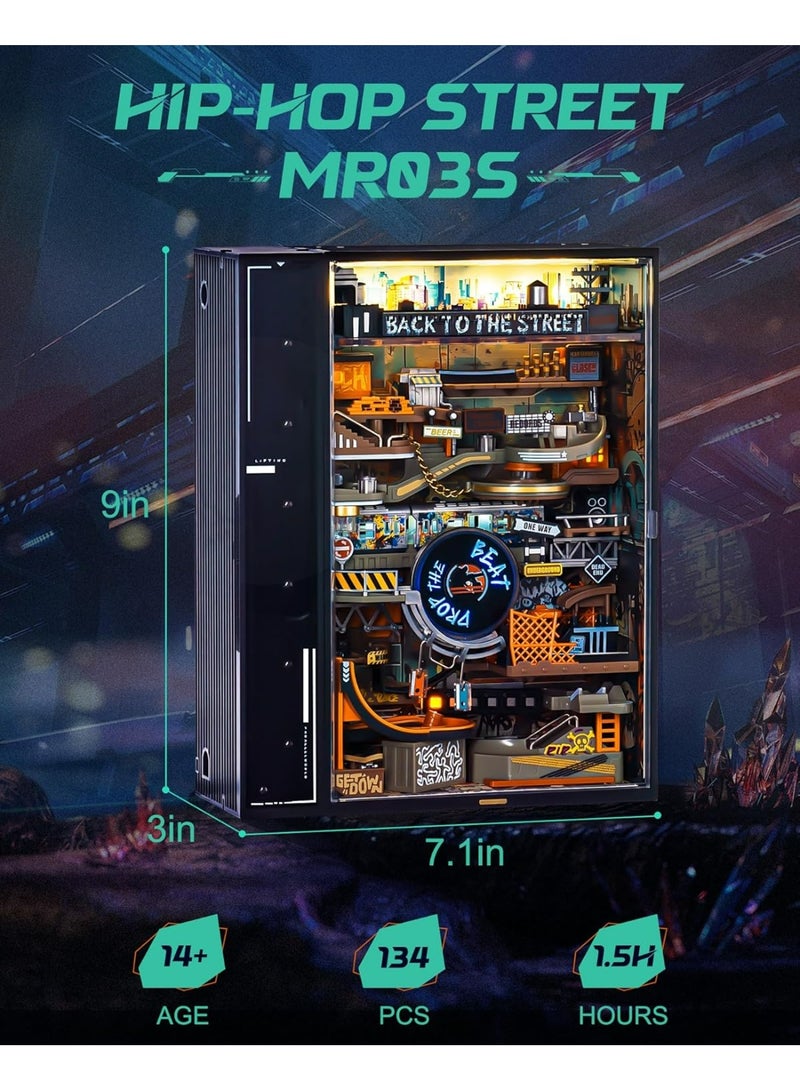 روبوتايم روكر مسار رخام الهيب هوب للشوارع، أحجية ميكانيكية ثلاثية الأبعاد MR03S - Image 5