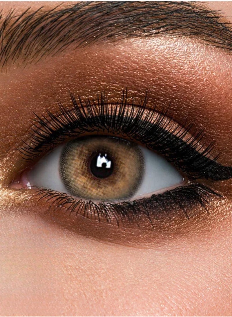 يونيبلينغ عدسات لاصقة ملونة سنوية فاير وورك البني - Image 3