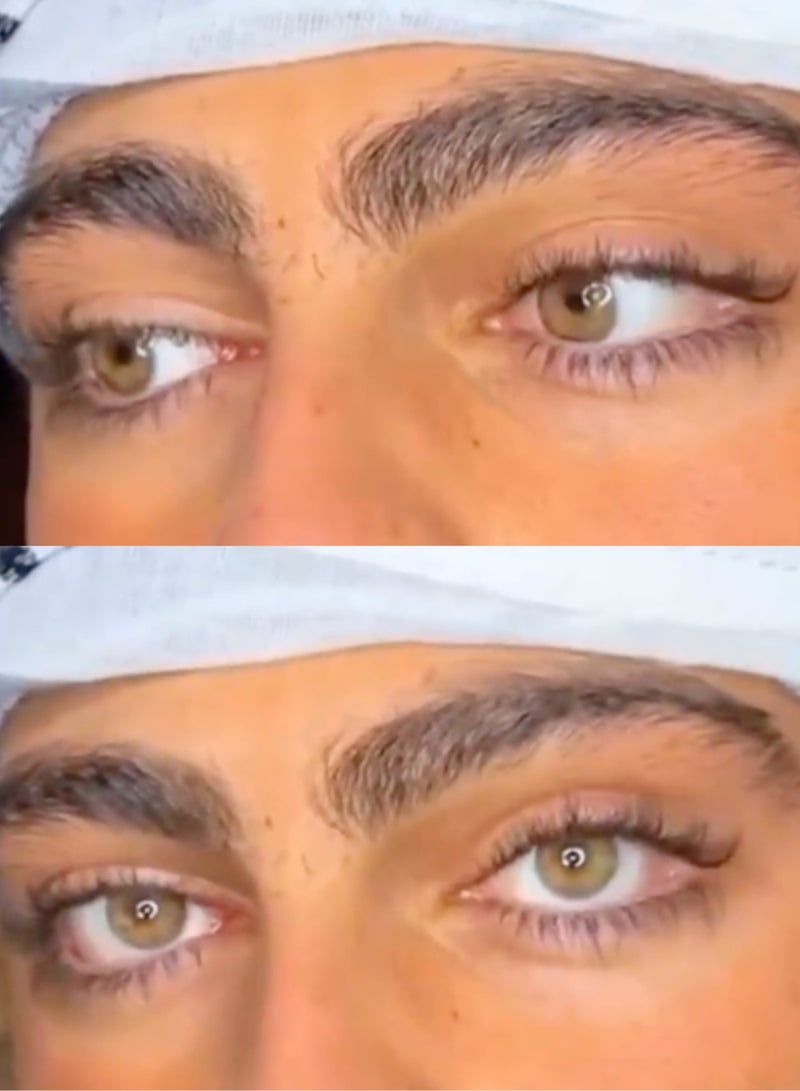 يونيبلينغ عدسات لاصقة ملونة سنوية فاير وورك البني - Image 1