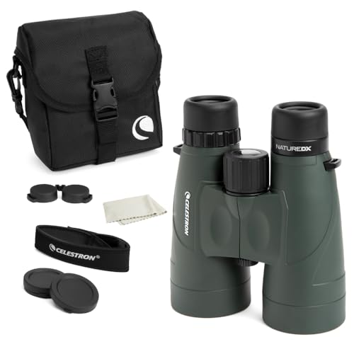 Celestron Nature DX 12x56 Binoculars Powerful and Bright for LongRange Viewing 56mm Objective Lenses 12x Magnification Fully MultiCoated Waterproof and Fogproof Tripod Adaptable - Image 1