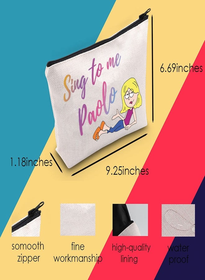 MNIGIU L-izzie Cosmetic Bag L-izzie Fan Gift Sing to Me Paolo Makeup Zipper Pouch for Women - Image 3