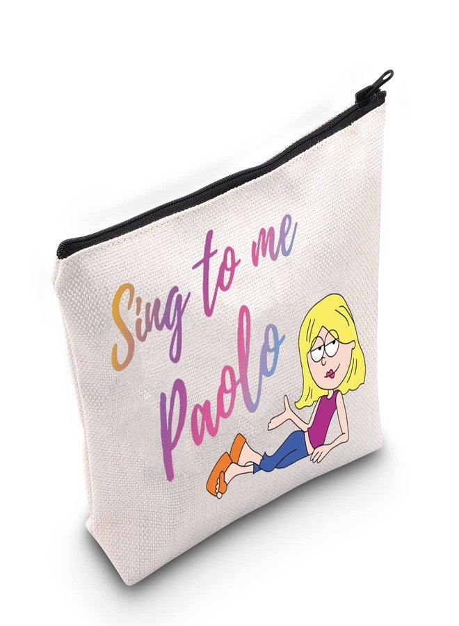 MNIGIU L-izzie Cosmetic Bag L-izzie Fan Gift Sing to Me Paolo Makeup Zipper Pouch for Women - Image 1