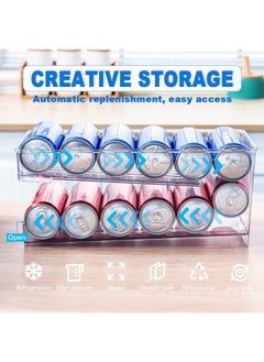 1pcs Standing Kitchen Cans Dispenser Storage Organizer Bin for Canned Food Soups Soda Compact Vertical Holder Transparent can Dispenser Rack - pzsku/Z52086B1379BD3A9146EEZ/45/_/1736393897/8f6b282a-544f-4060-8d77-18e07424cb8a