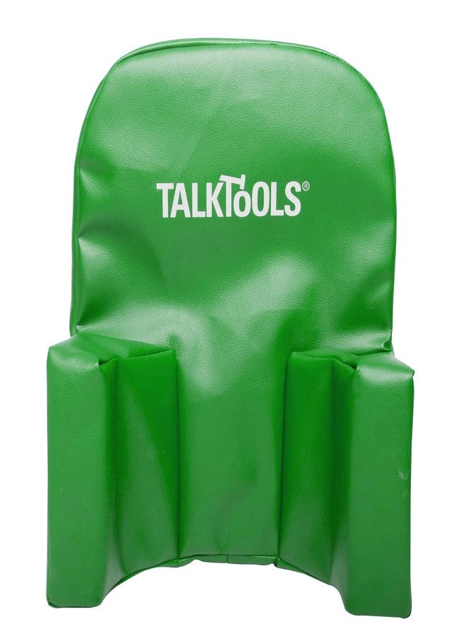 توك تولز وسادة مساعدة كرسي الطعام من TalkTools - حشوة مقعد من البولي فوم مع غطاء من الفينيل، دعم علاجي للأطفال الصغار والأطفال، مساعدة على الثبات والوضعية - أخضر - Image 2