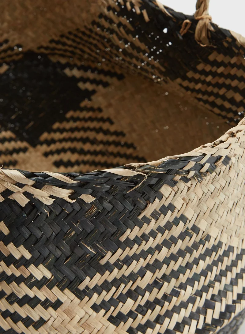 Sass & Belle Woven Basket With Tassel