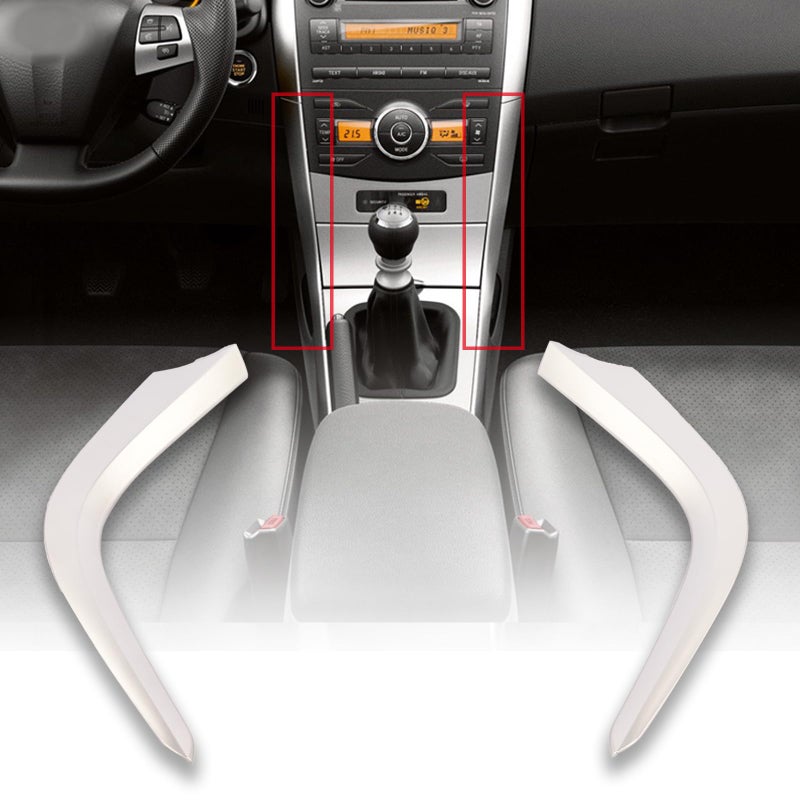 شريط تغطية لوحة القيادة الجانبية اليسرى واليمنى السفلى المركزي Getfarway 5543202220 5543302140 متوافق مع تويوتا كورولا 2010 2011 2012 2013