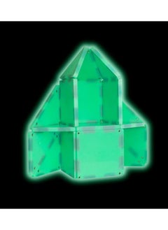 MAGNA-TILES Glow In The Dark 24-piece Set, Original 3d Magnetic Building Tiles, For Kids Ages 3+  - Image 3