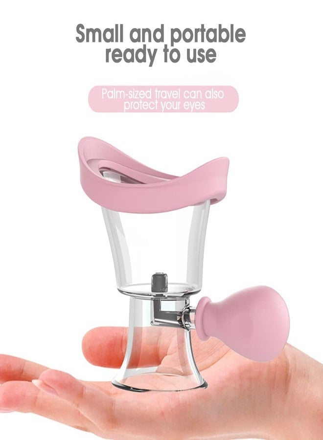 Ndola Silicone Transparent Eyewash Cup Can Effectively Clean Eyes and Relieve Dry Eyes,Portable Eyewash Bath Kit Cleaning Makeup Dust,Eye Cleaner Smoothing Tired Eyes (2) - Image 2