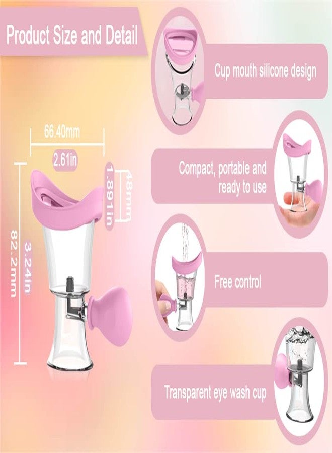 Ndola Silicone Transparent Eyewash Cup Can Effectively Clean Eyes and Relieve Dry Eyes,Portable Eyewash Bath Kit Cleaning Makeup Dust,Eye Cleaner Smoothing Tired Eyes (2) - Image 5