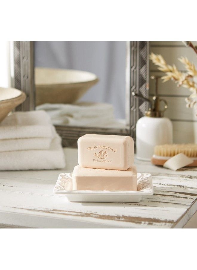 Pre De Provence Artisanal Soap Bar Natural French Skincare Enriched With Organic Shea Butter Quad Milled For Rich Smooth & Moisturizing Lather Coconut 5.3 Ounce  - Image 4