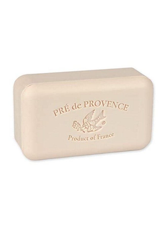 Pre De Provence Artisanal Soap Bar Natural French Skincare Enriched With Organic Shea Butter Quad Milled For Rich Smooth & Moisturizing Lather Coconut 5.3 Ounce  - Image 1
