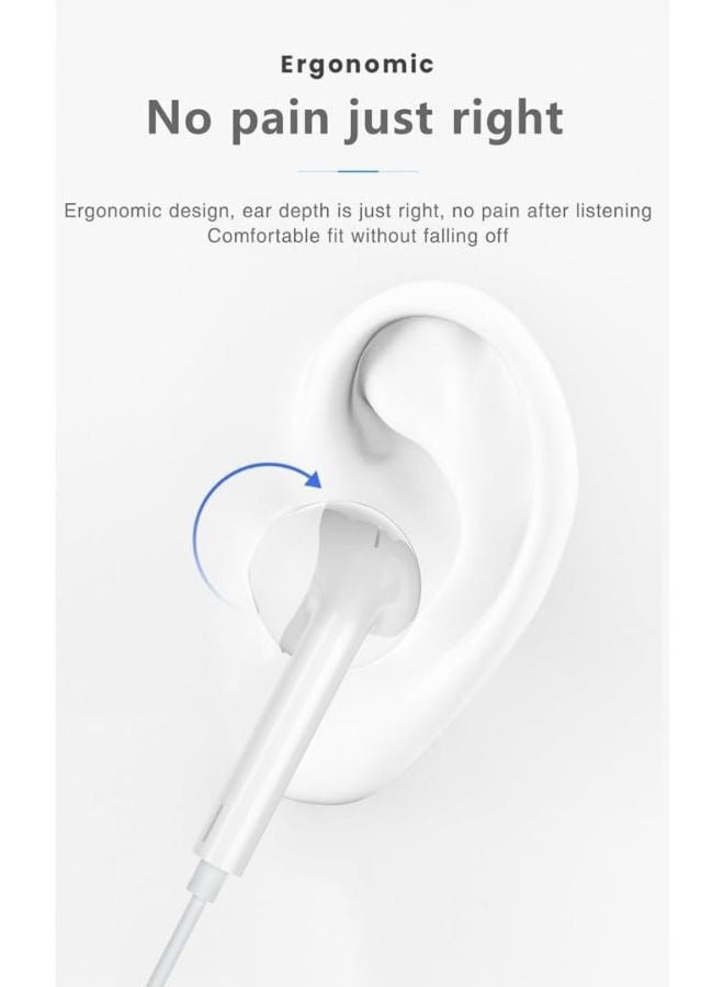 IQ TOUCH IQ TOUCH SOLO-S3+ Wired Stereo Earphone With 3.5mm Jack, White  - Image 4