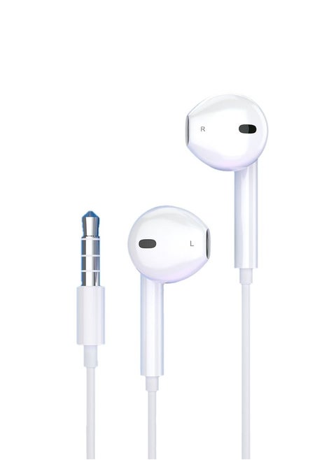 IQ TOUCH SOLO-S3+ Wired Stereo Earphone With 3.5mm Jack, White