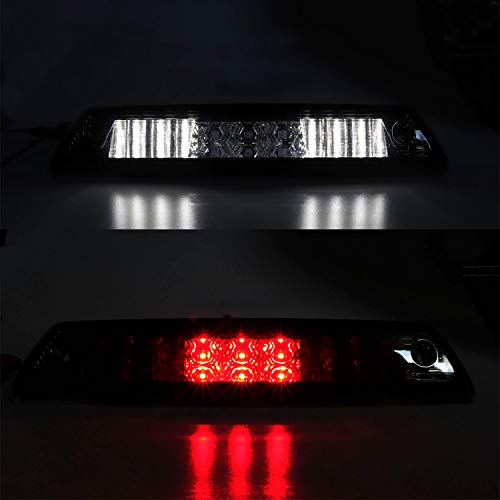 Tresound 3rd Third Tail Brake Light for 2009-2014 Ford F150 LED Rear Cargo Lamp High Mount Stop light Chrome Housing + Smoke Lens - Image 3