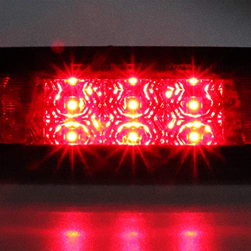 Tresound 3rd Third Tail Brake Light for 2009-2014 Ford F150 LED Rear Cargo Lamp High Mount Stop light Chrome Housing + Smoke Lens - Image 4