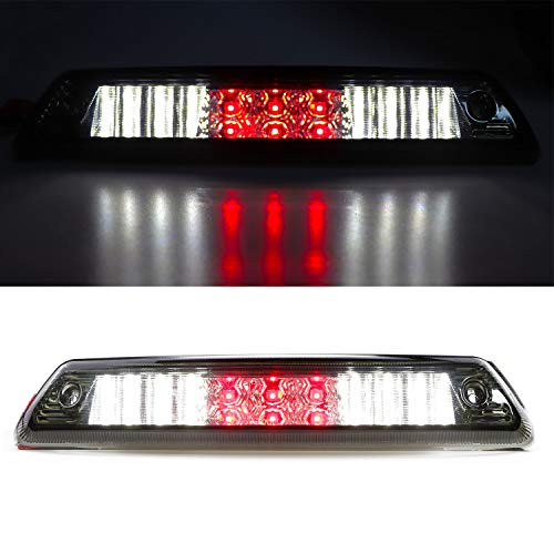 Tresound 3rd Third Tail Brake Light for 2009-2014 Ford F150 LED Rear Cargo Lamp High Mount Stop light Chrome Housing + Smoke Lens - Image 1