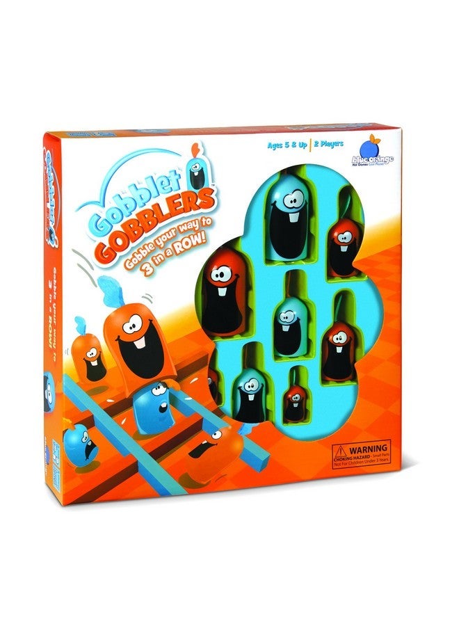 بلو أورانج لعبة الطاولة الإستراتيجية الممتعة Gobblet Gobblers - لعبة لوحية تعليمية صديقة للأطفال والأسرة حائزة على جوائز من الألعاب - 2 لاعبين للأعمار 5+ (105) - Image 2