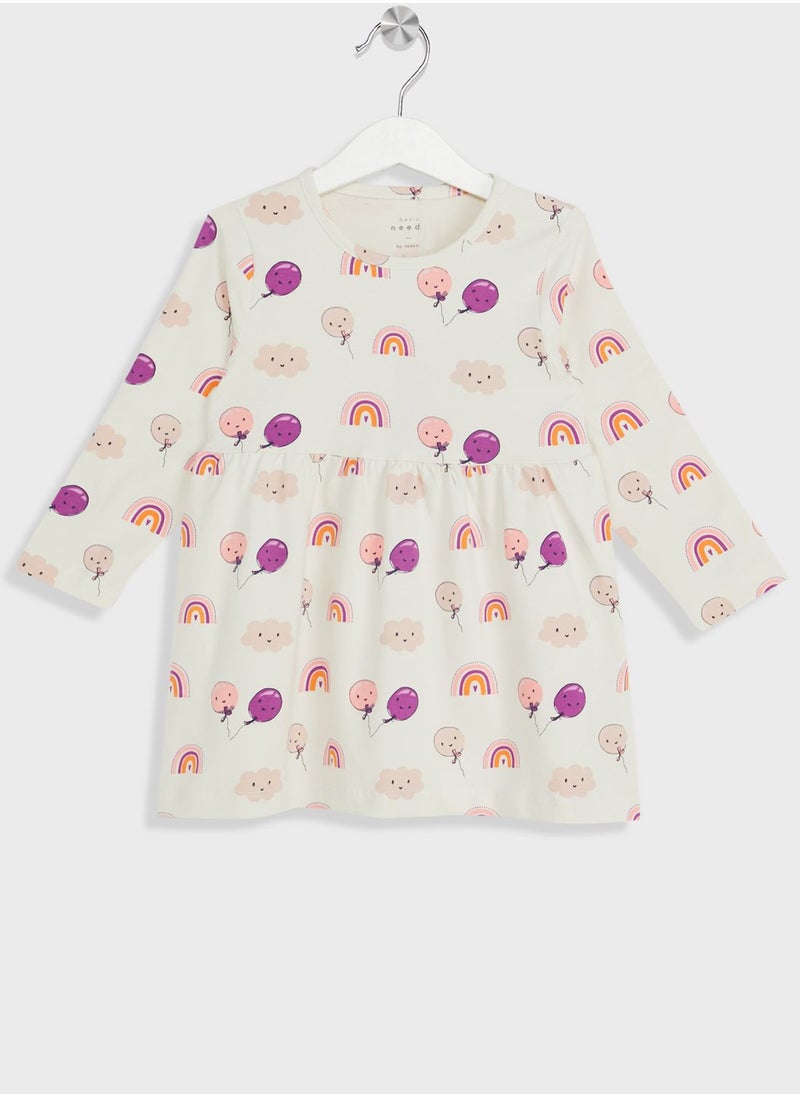 NAME IT - Kids Printed Dress - Image 1