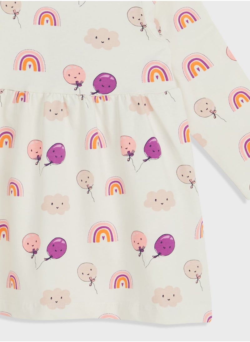 NAME IT - Kids Printed Dress - Image 1